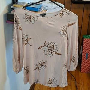 Flowered long sleeve shirt-never worn